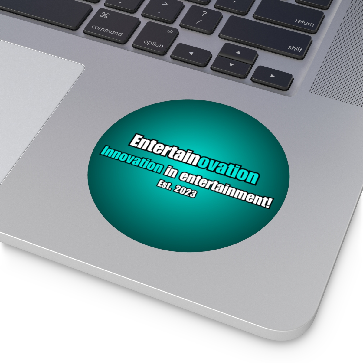 Entertainovation Slogan Sticker 3 In — view 2